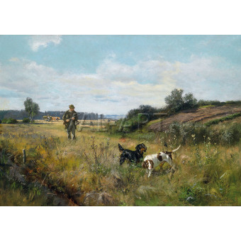 РЕПРОДУКЦИИ НА КАРТИНИ На лов за яребици (1921)